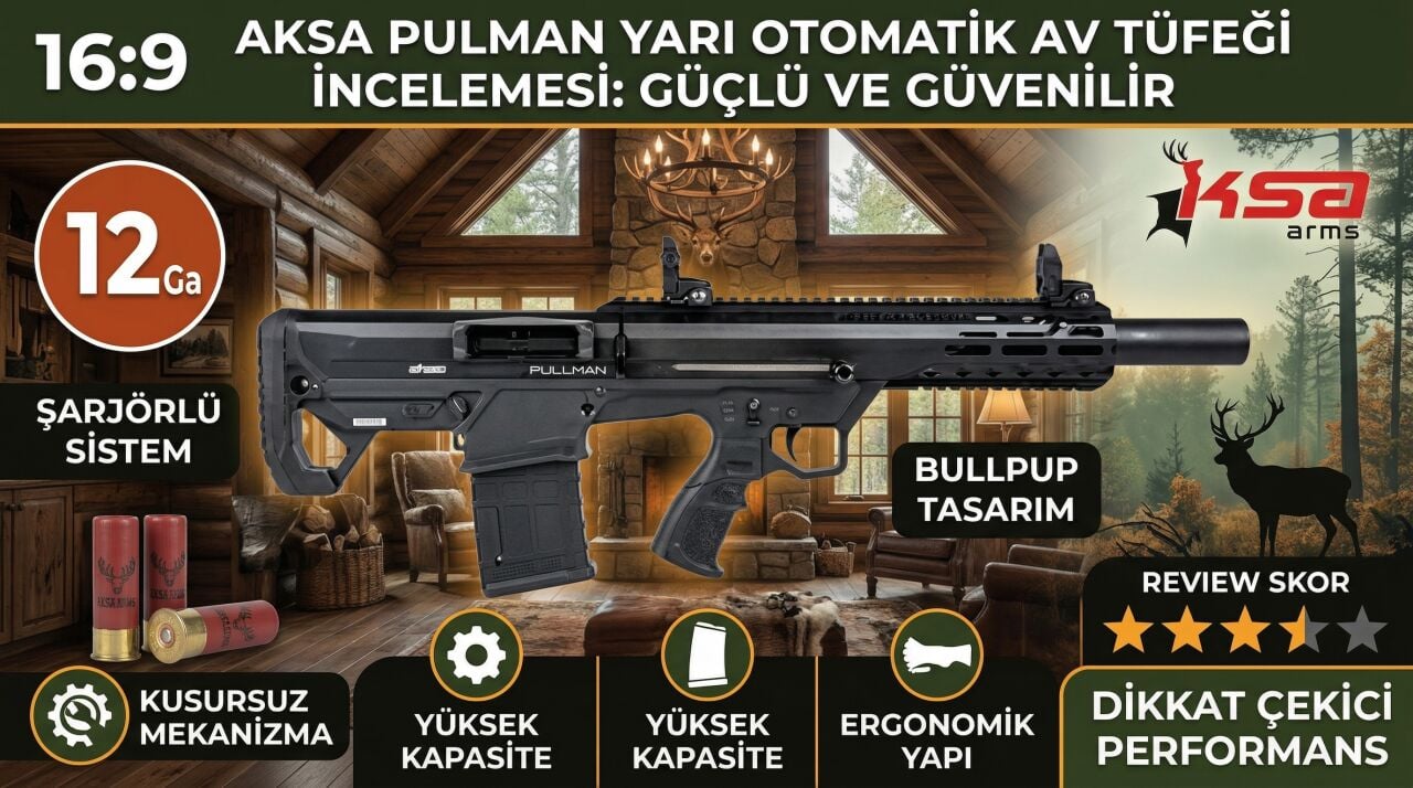 Aksa Pulman Yarı Otomatik Av Tüfeği İncelemesi: Güçlü ve Güvenilir