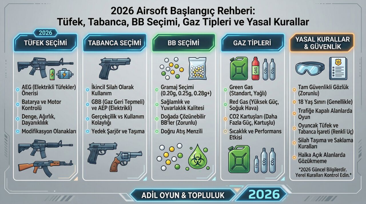 airsoft başlangıç rehberi Prizma Av