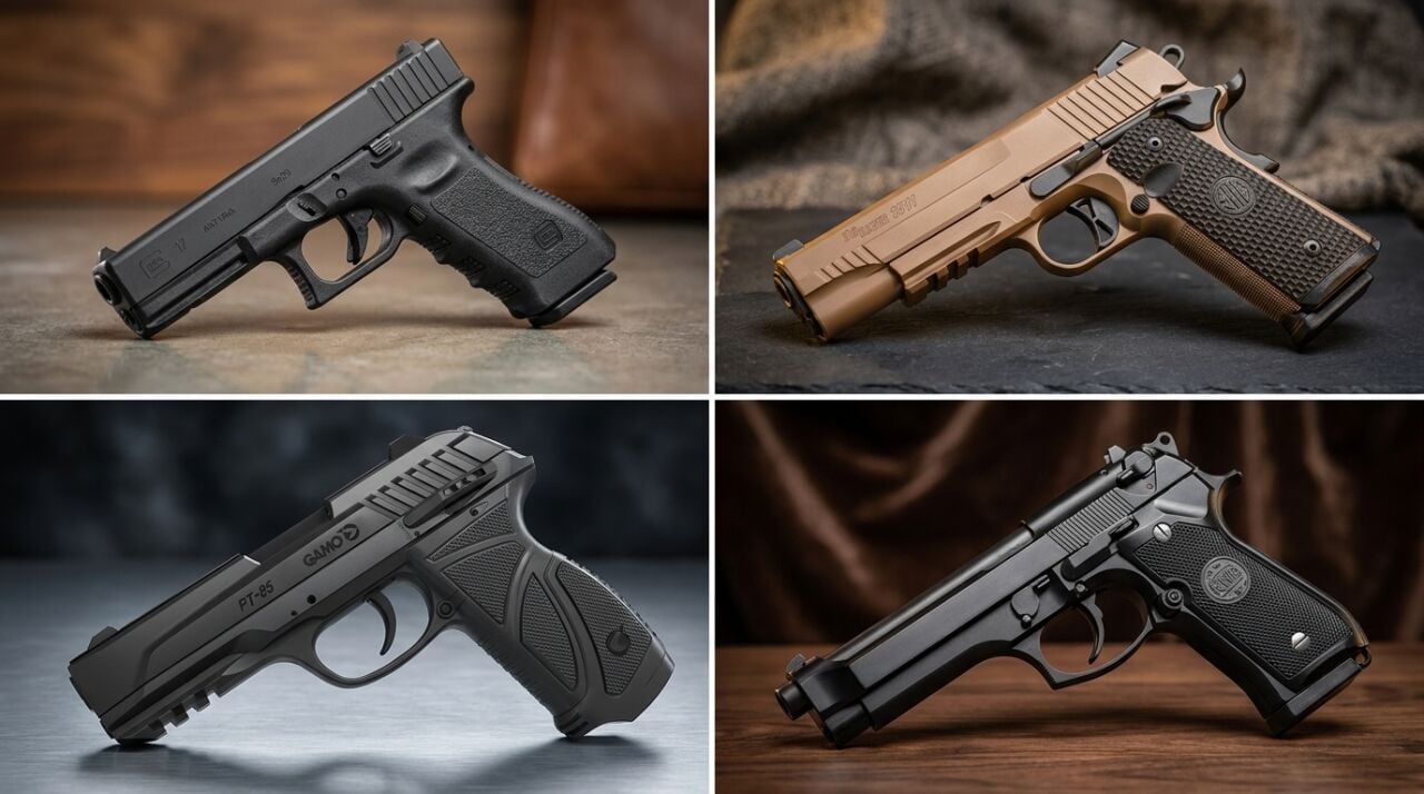En İyi Havalı Tabanca Markaları: Umarex, Sig Sauer, Gamo ve KWC Karşılaştırması