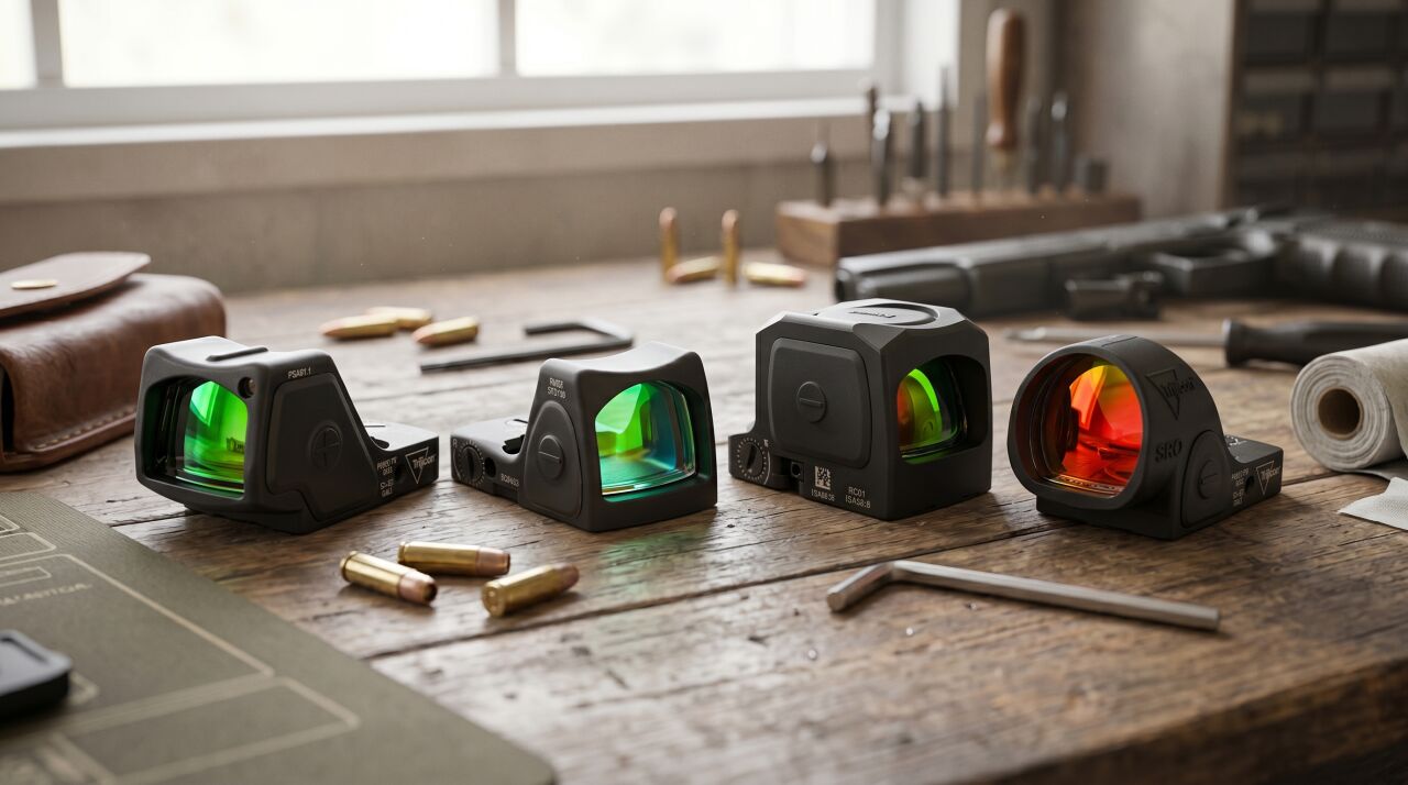Trijicon Red Dot Nisangah Modelleri - RMR HD, RMR Type 2, RCR ve SRO
