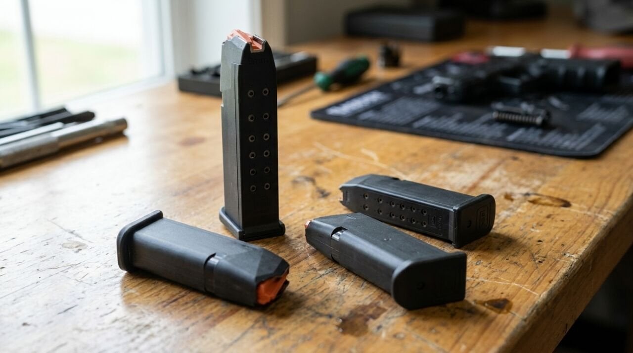 Glock Orijinal Şarjör 9mm - Gen 5 ve Gen 3/4/5 Uyumlu Modeller