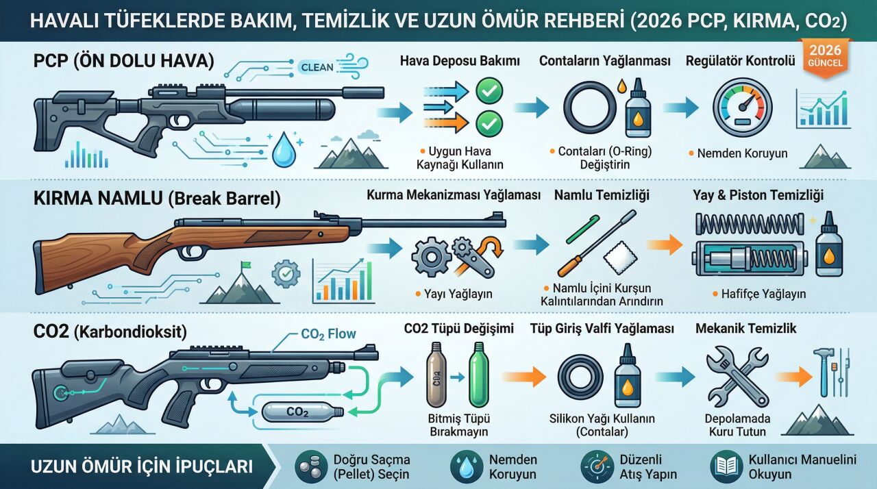 havalı tüfek bakım Prizma Av