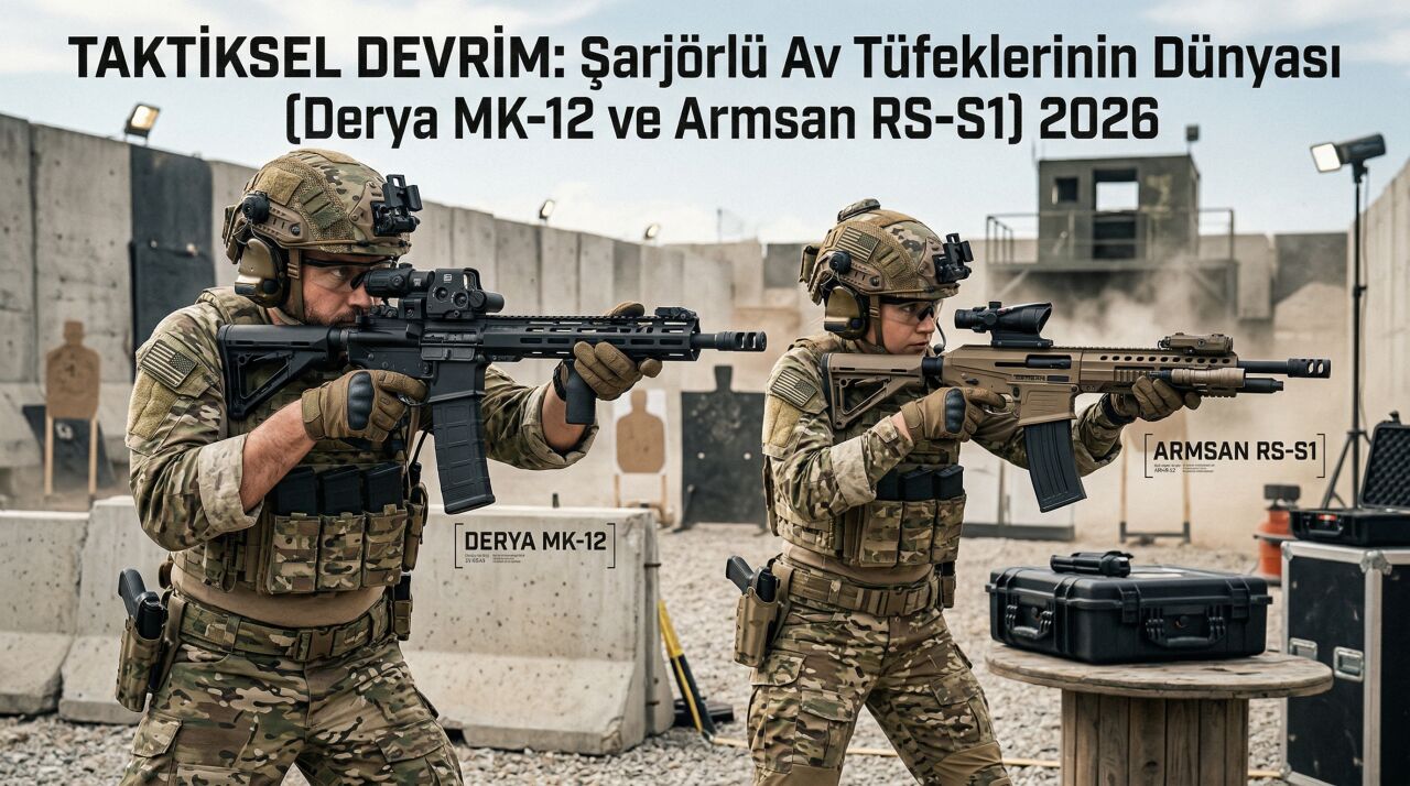 Şarjörlü taktik av tüfekleri Prizma Av