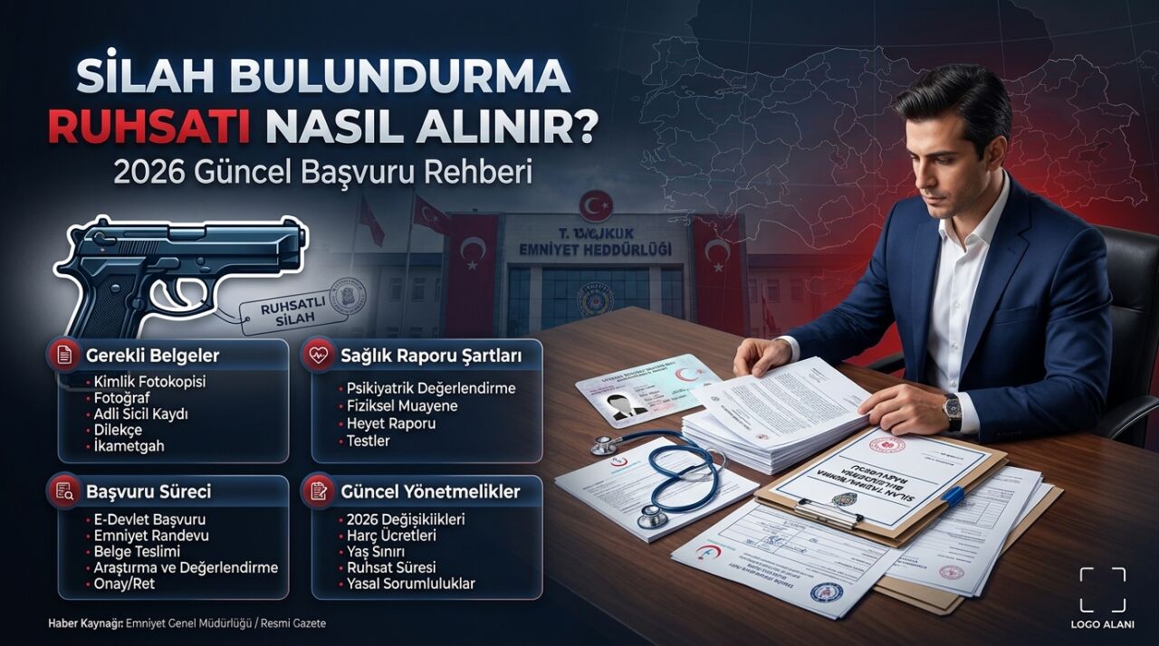 Bulundurma Ruhsatlı Tabanca Nasıl Alınır? 2026 Başvuru Rehberi