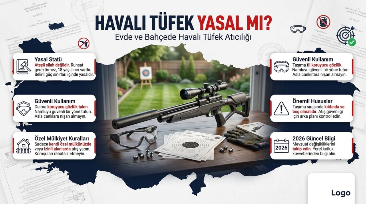 Havalı Tabanca Yasal mı? Evde ve Bahçede Havalı Tabanca Atışı