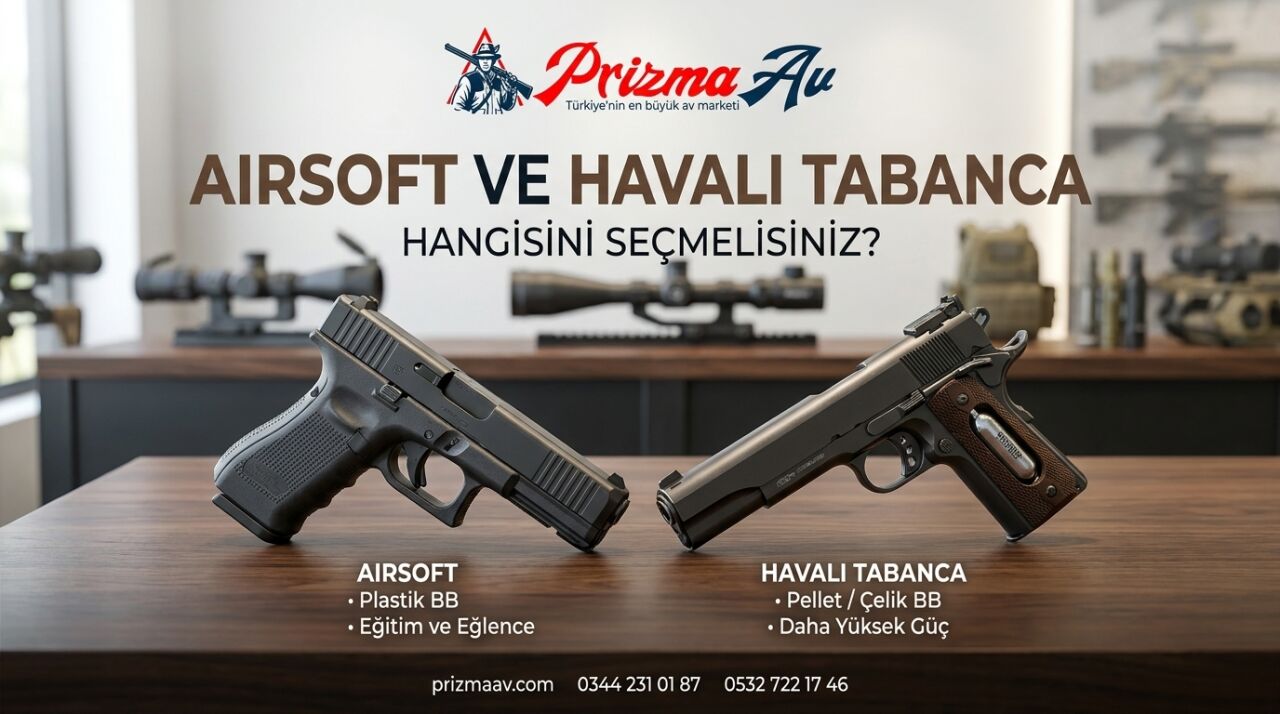 Airsoft Havalı Tabanca Farkı: Hangisini Seçmelisiniz?