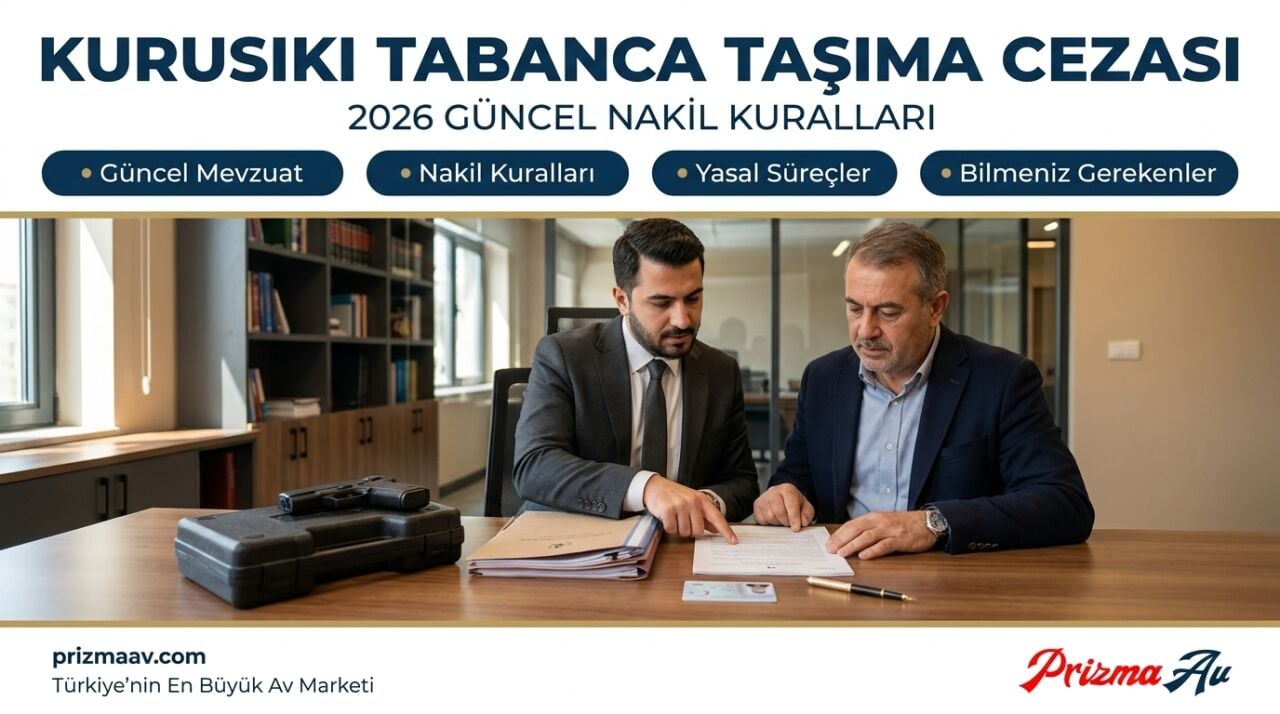 Kurusıkı Tabanca Taşıma Cezası ve 2026 Güncel Nakil Kuralları