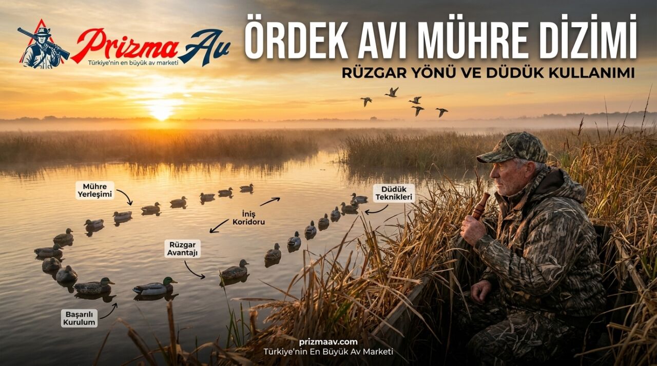 Ördek Avı Mühre Dizimi: Rüzgar Yönü ve Düdük Kullanımı