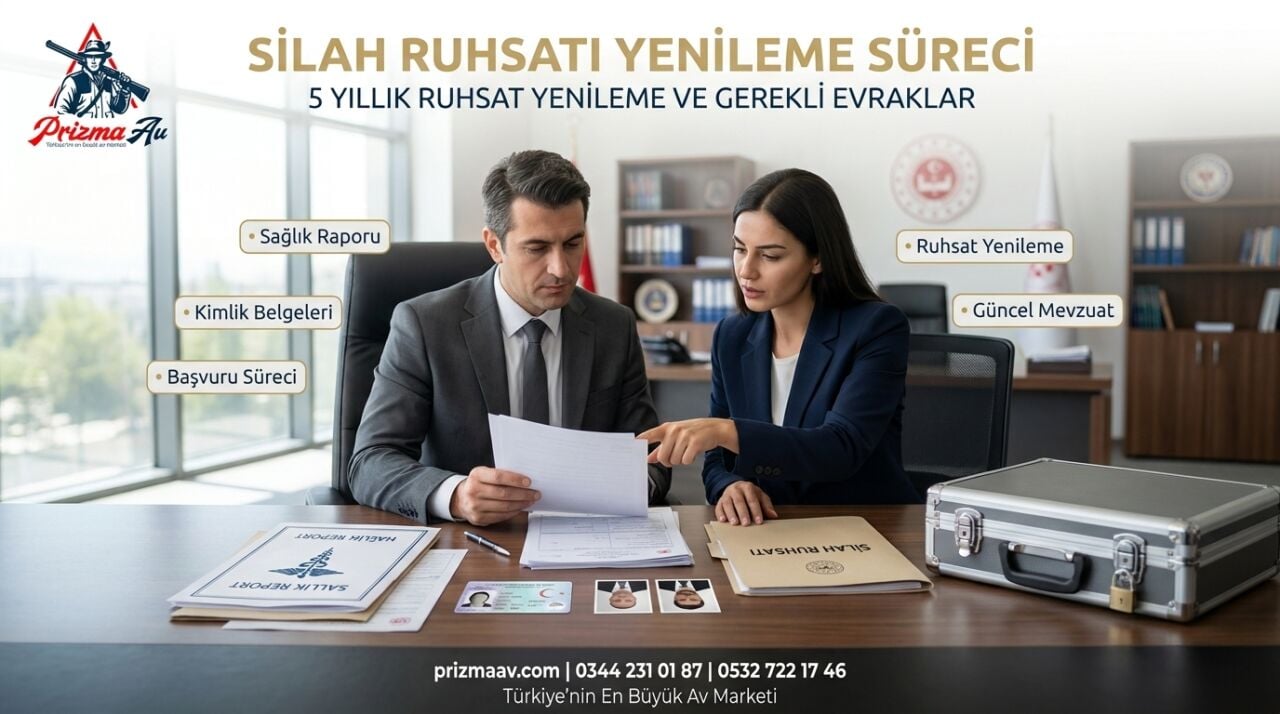 Silah Ruhsatı Yenileme Süreci ve Gerekli Evraklar (5 Yıllı)