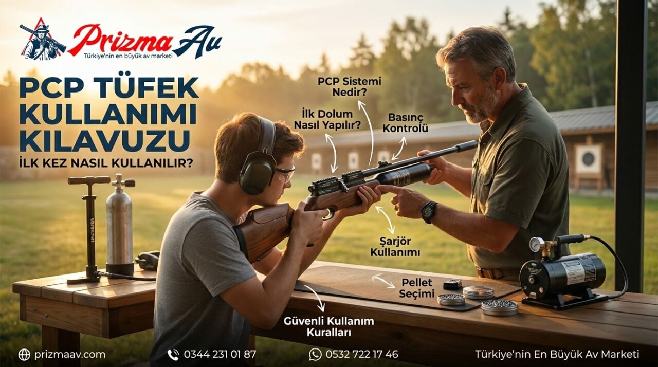 PCP tüfek kullanımı Kılavuzu: İlk Kez Nasıl Kullanılır?
