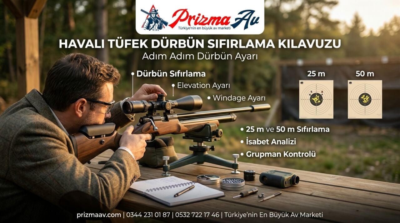 Havalı Tüfek Dürbün Sıfırlama Kılavuzu: Adım Adım Dürbün Ayarı