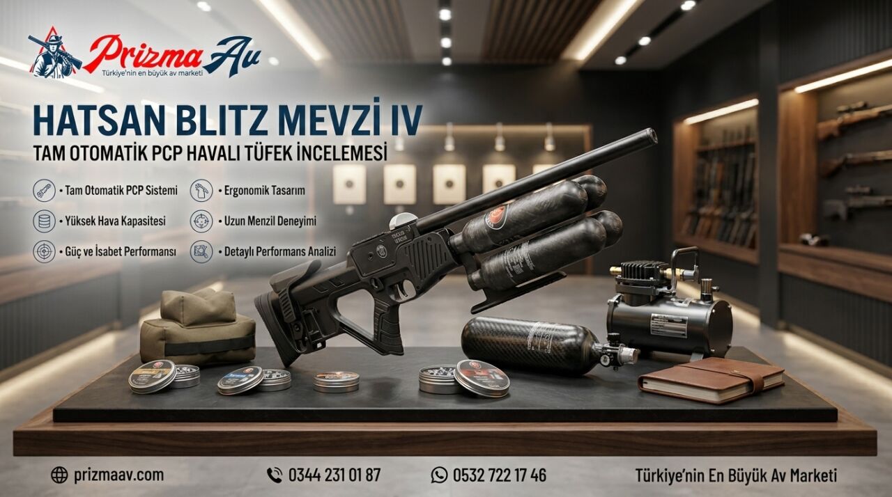 Hatsan Blitz Mevzi IV Tam Otomatik PCP Havalı Tüfek İncelemesi