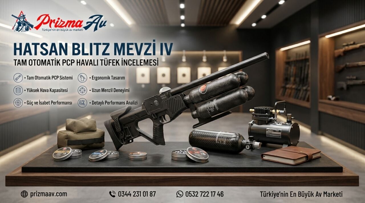Hatsan Blitz Mevzi IV Tam Otomatik PCP Havalı Tüfek İncelemesi