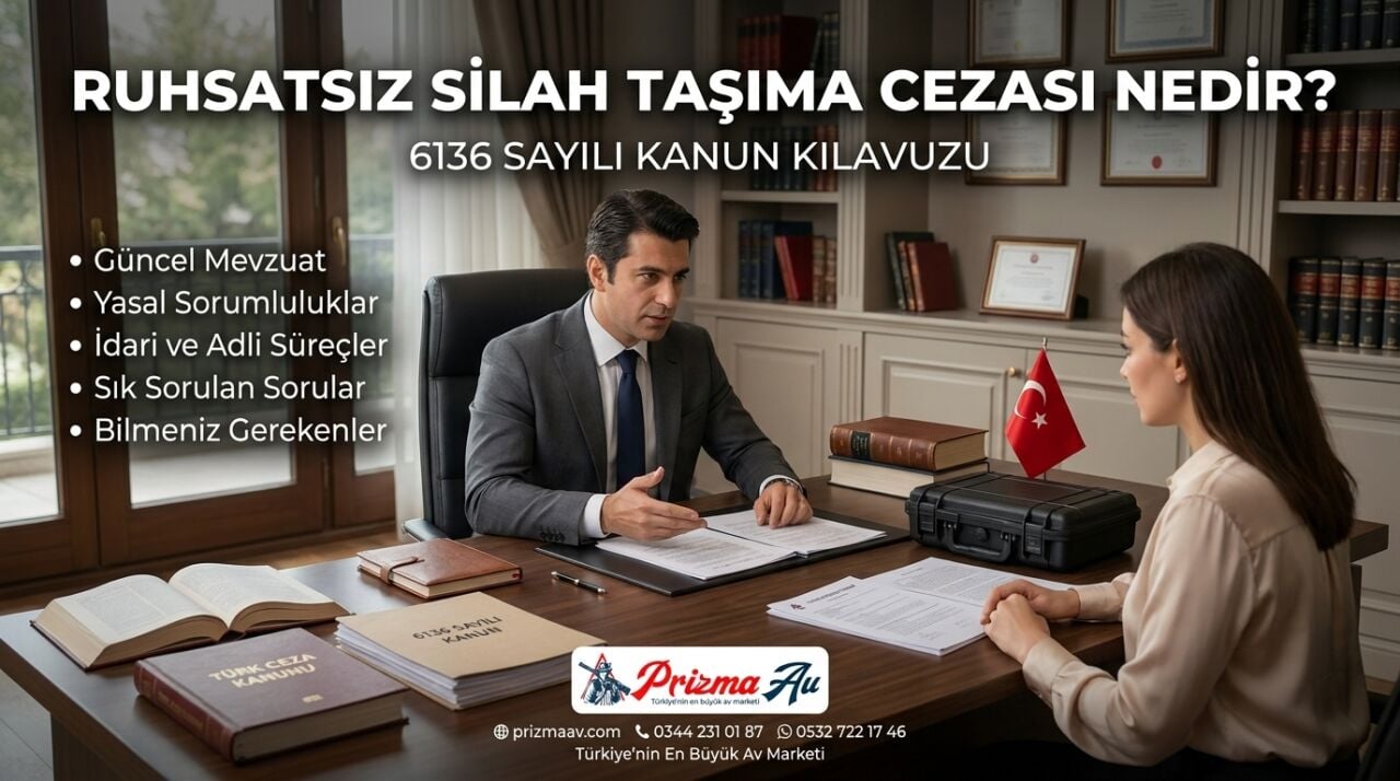 Ruhsatsız Silah Taşıma Cezası Nedir? 6136 Sayılı Kanun Kılavuzu
