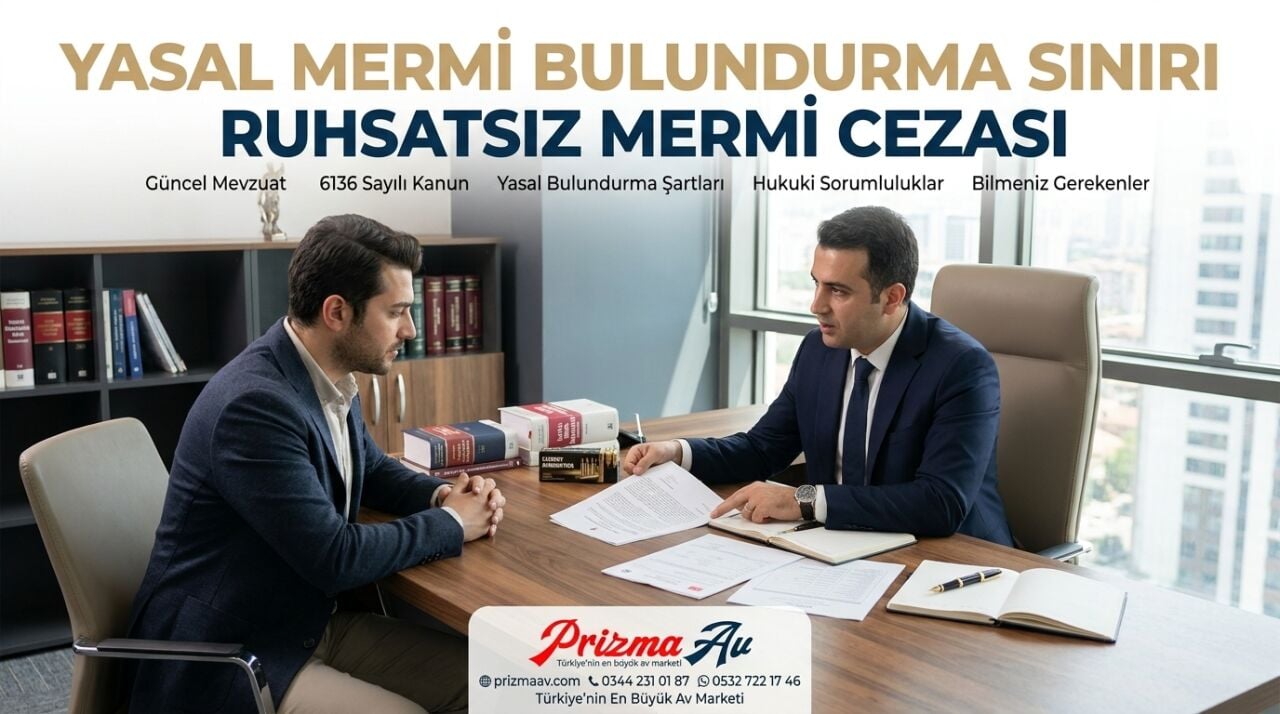 Yasal Mermi Bulundurma Sınırı ve Ruhsatsız Mermi Cezası
