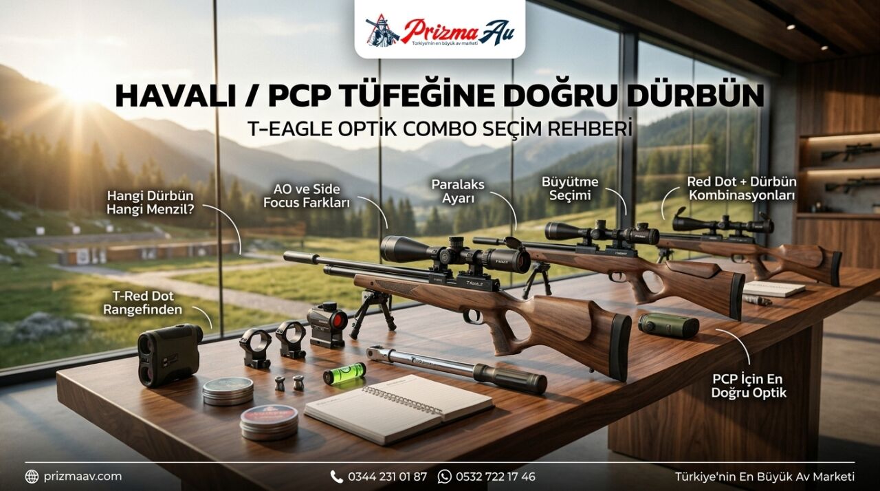 Havalı PCP Tüfeğine Doğru Dürbün: T-Eagle Optik Combo Seçim Rehberi