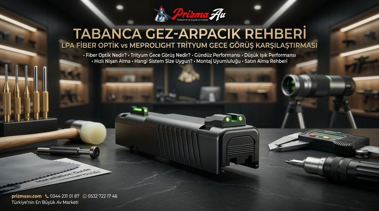 Tabanca Gez Arpacık Rehberi: LPA Fiber Optik vs Meprolight Trityum Gece Görüş