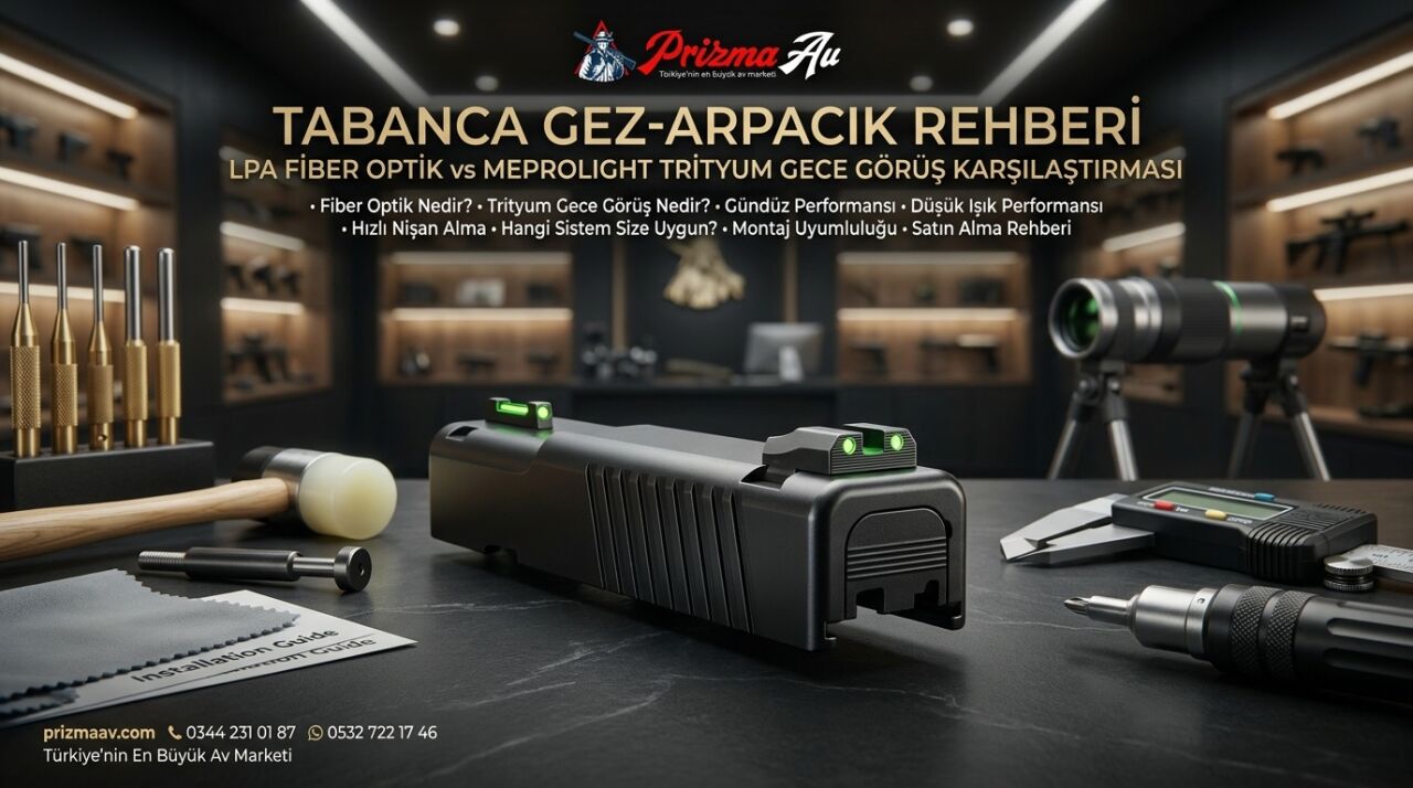Tabanca Gez Arpacık Rehberi: LPA Fiber Optik vs Meprolight Trityum Gece Görüş
