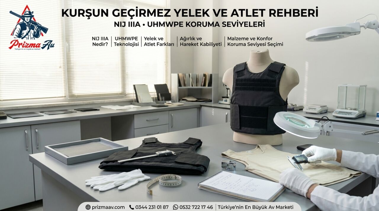 Kurşun Geçirmez Yelek ve Atlet Rehberi — NIJ IIIA, UHMWPE Koruma Seviyeleri