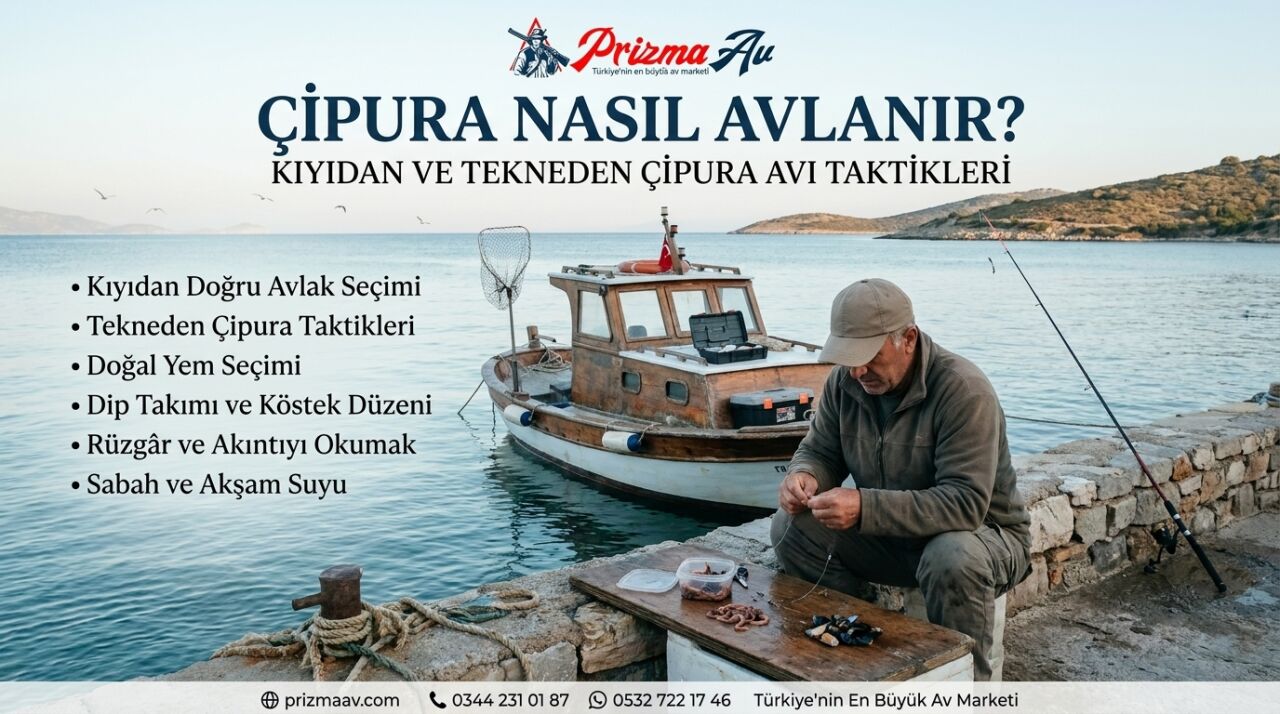 Çipura Nasıl Avlanır? Kıyıdan ve Tekneden Çipura Avı Taktikleri