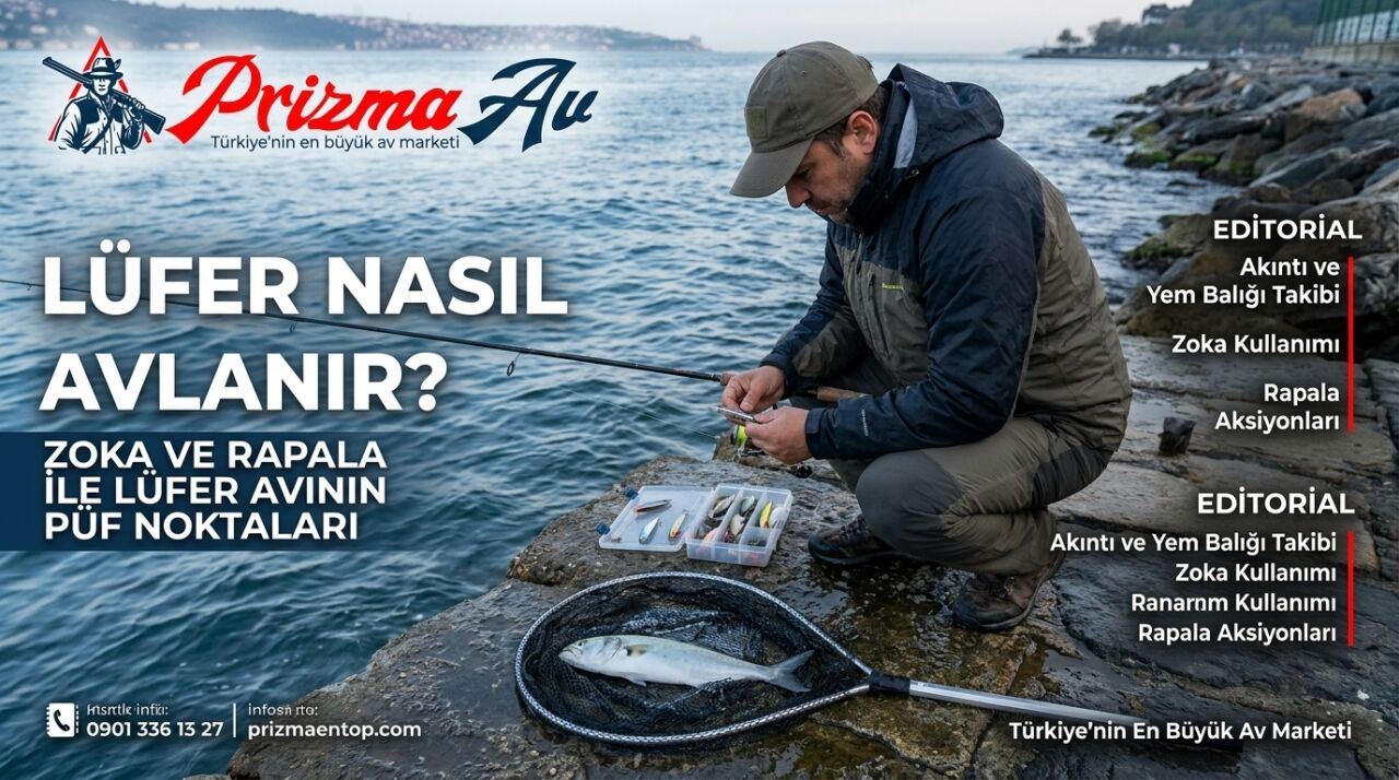 Lüfer Nasıl Avlanır? Zoka ve Rapala ile Lüfer Avının Püf Noktaları