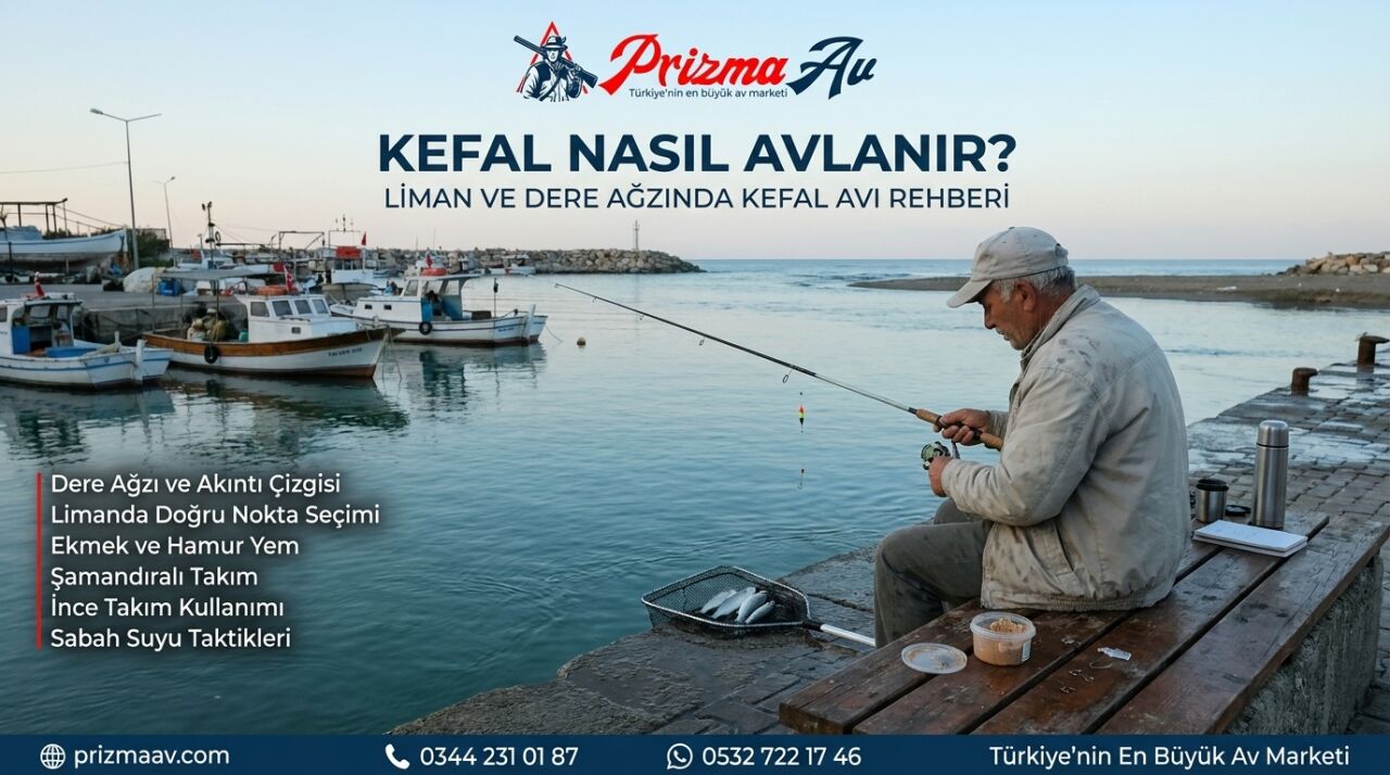 Kefal Nasıl Avlanır? Liman ve Dere Ağzında Kefal Avı Rehberi
