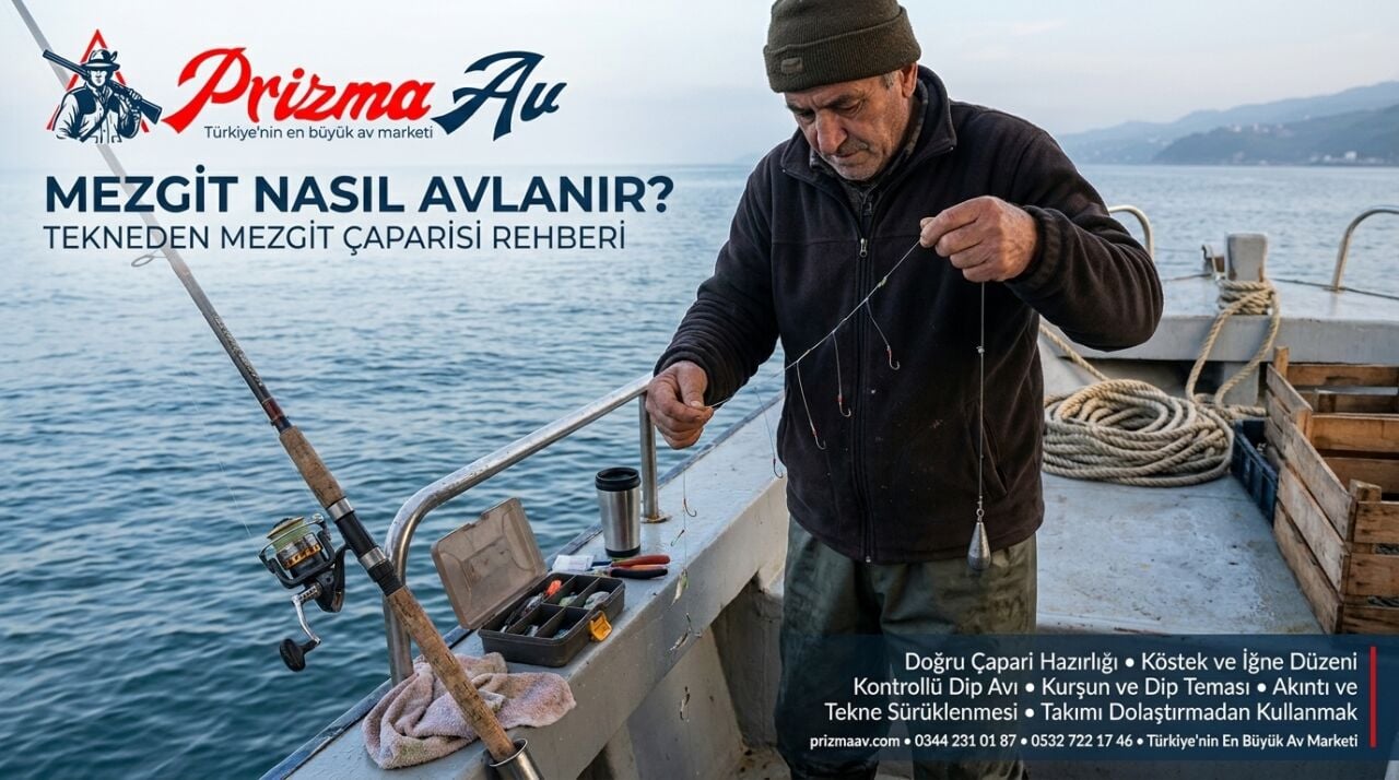 Mezgit Nasıl Avlanır? Tekneden Mezgit Çaparisi Rehberi