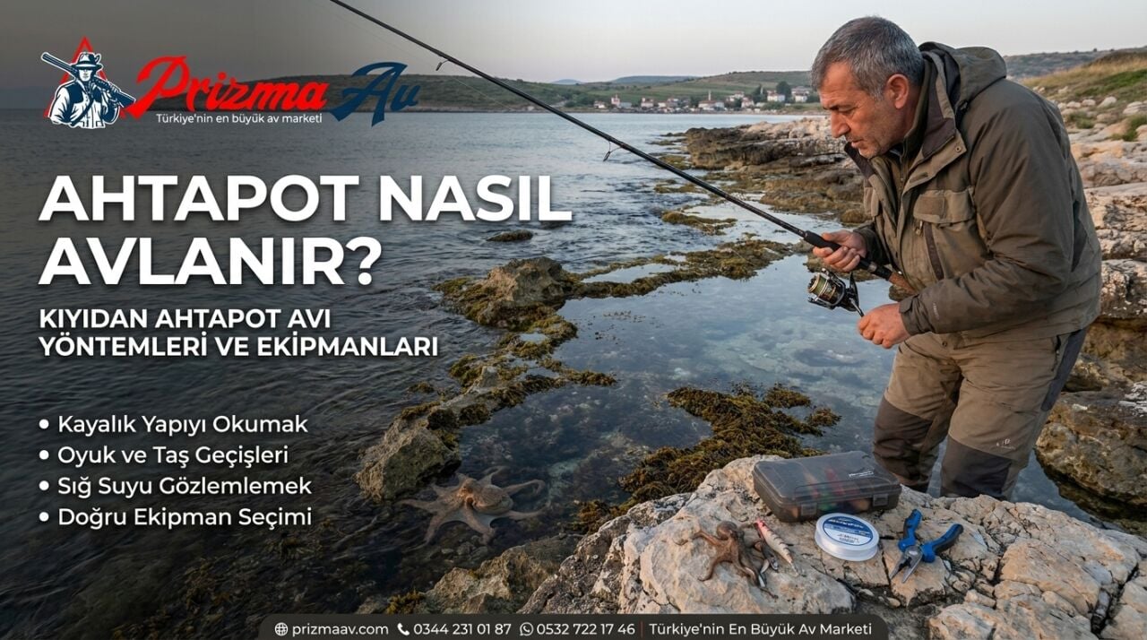 Ahtapot Nasıl Avlanır? Kıyıdan Ahtapot Avı Yöntemleri ve Ekipmanları