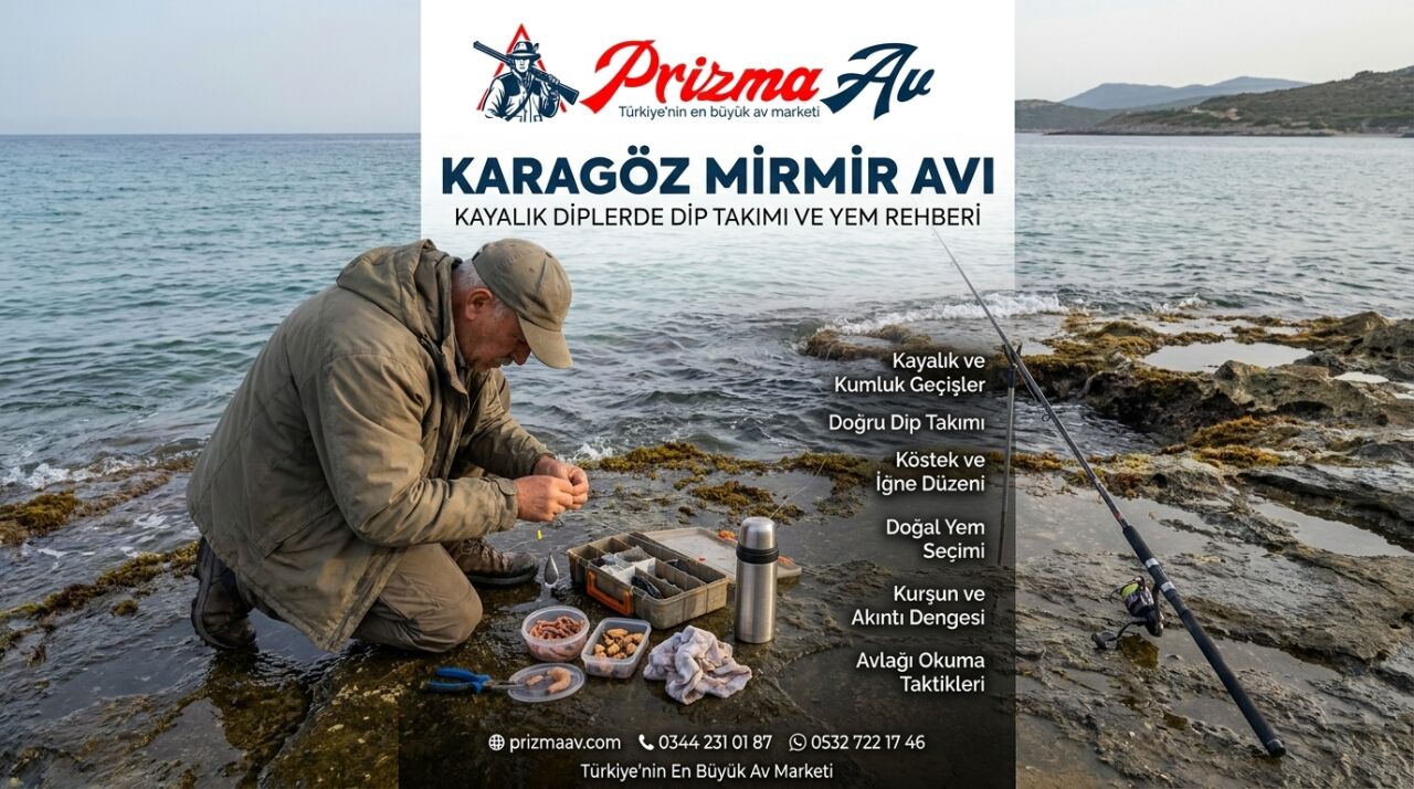 Karagöz Mırmır Avı: Kayalık Diplerde Dip Takımı ve Yem Rehberi