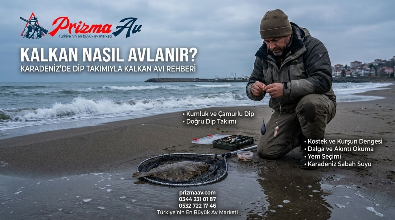 Kalkan Nasıl Avlanır? Karadeniz'de Dip Takımıyla Kalkan Avı Rehberi