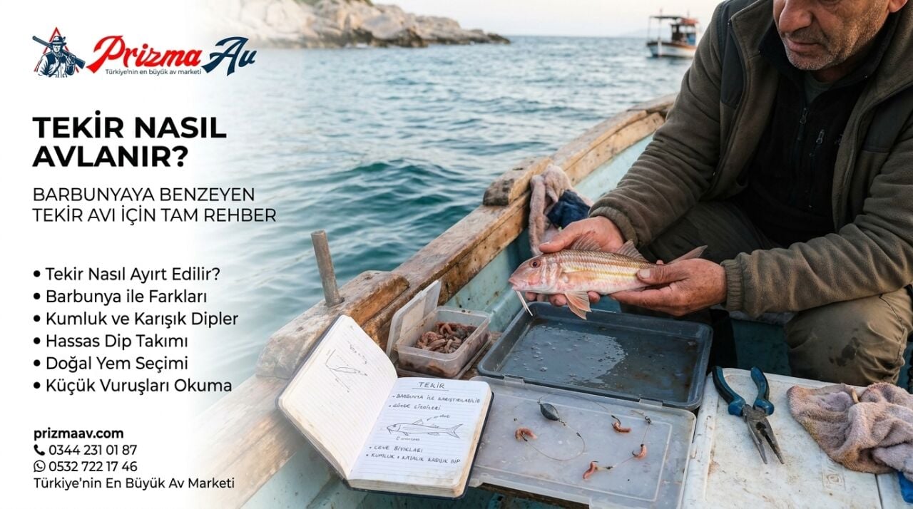 Tekir Nasıl Avlanır? Barbunyaya Benzeyen Tekir Avı İçin Tam Rehber