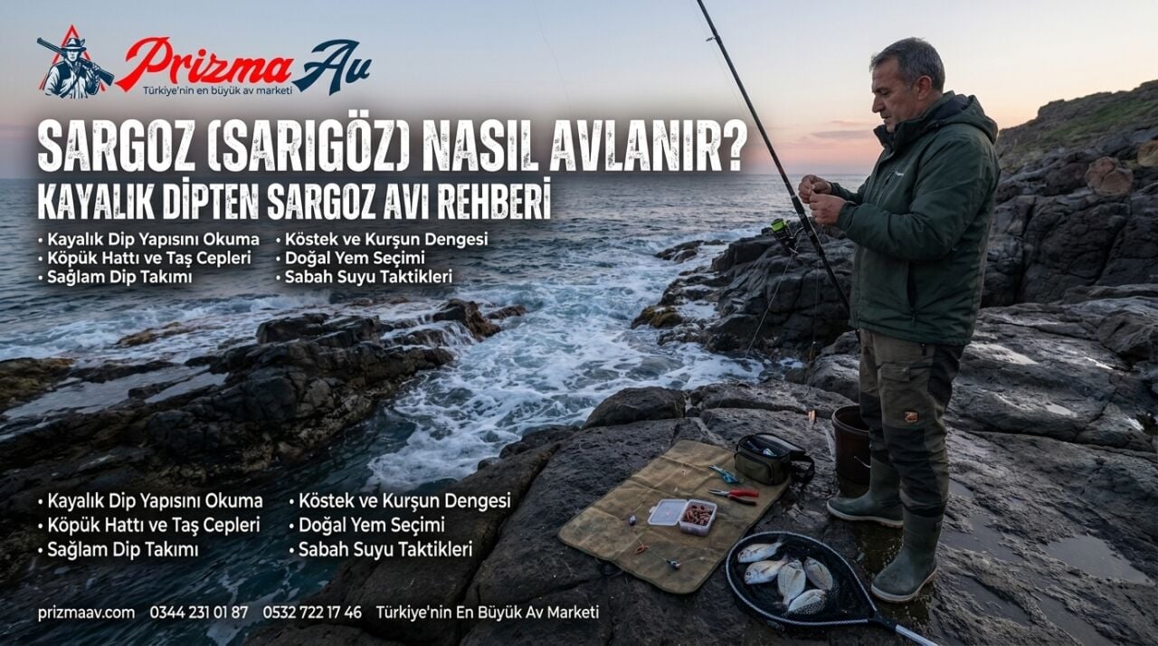 Sargoz (Sarıgöz) Nasıl Avlanır? Kayalık Dipten Sargoz Avı Rehberi