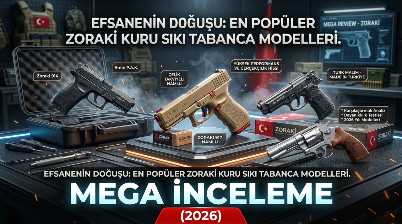 Efsanenin Doğuşu: En Popüler Zoraki Kuru Sıkı Tabanca Modelleri MEGA İnceleme (2026)