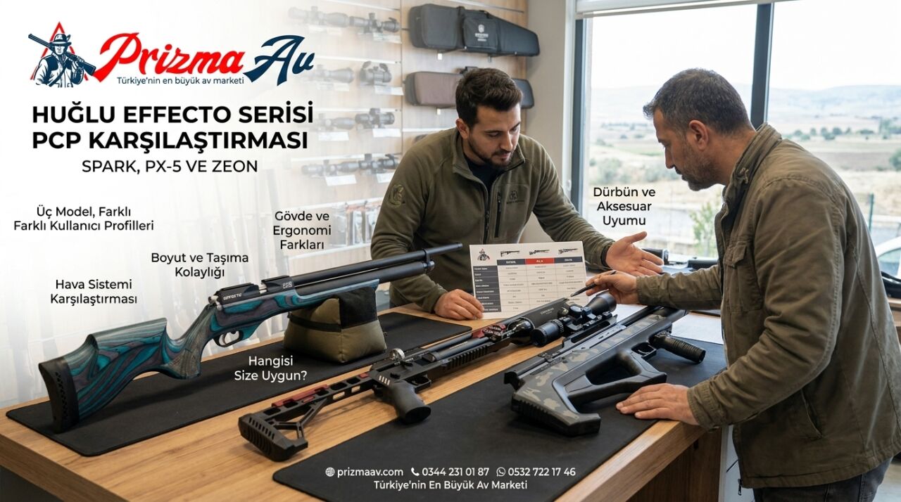 Huğlu Effecto Serisi PCP Karşılaştırması: Spark, PX-5 ve Zeon