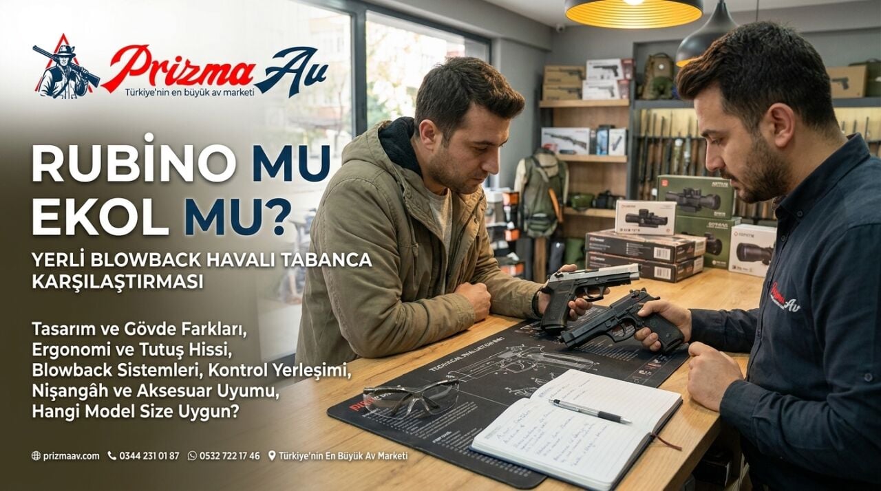 Rubino mu Ekol mu? Yerli Blowback Havalı Tabanca Karşılaştırması