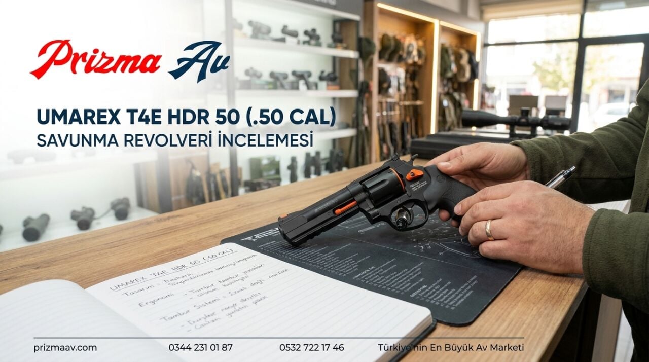 Umarex T4E HDR 50 (.50 Cal) Savunma Revolveri İncelemesi