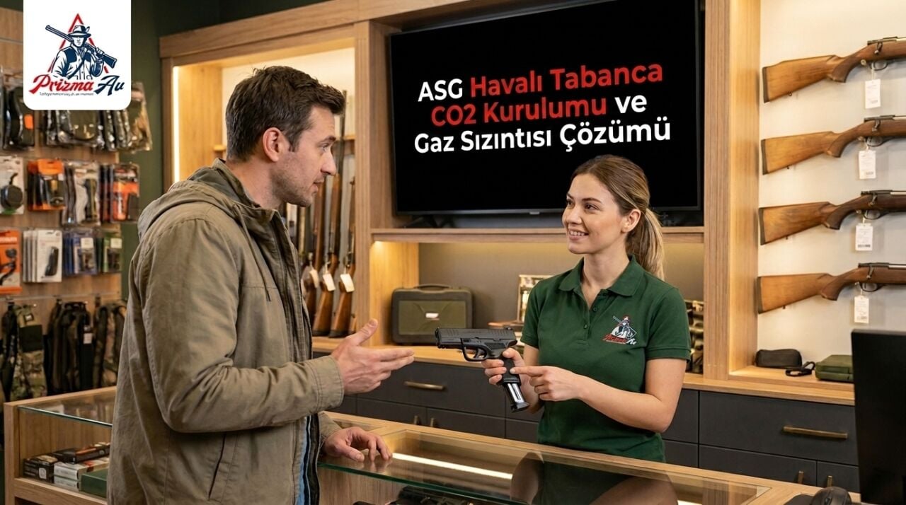 ASG Havalı Tabanca CO2 Takma ve Gaz Kaçağı Çözümü
