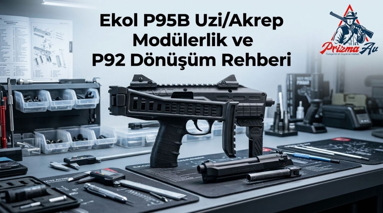 Ekol P95B Uzi/Akrep Modülerlik ve P92 Dönüşüm Rehberi