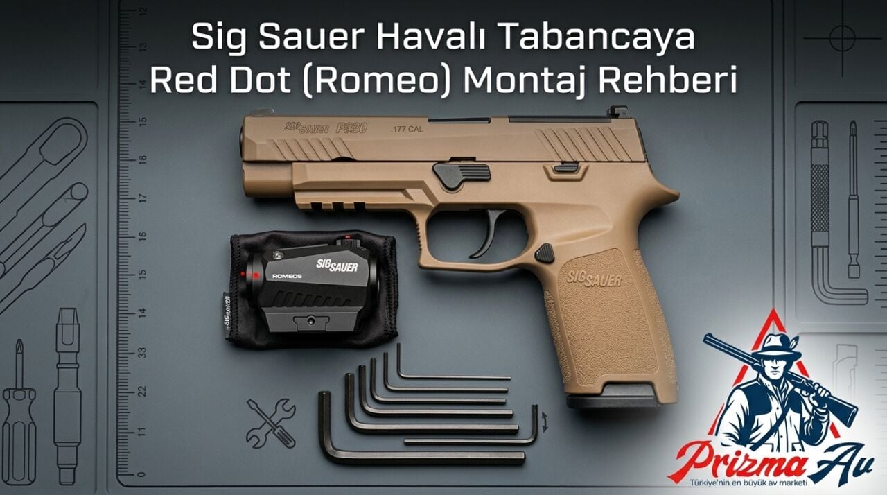 Sig Sauer Havalı Tabancaya Red Dot (Romeo) Montaj Rehberi