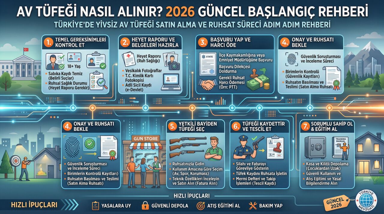 Av Tüfeği Nasıl Alınır? 2026 Güncel Başlangıç Rehberi