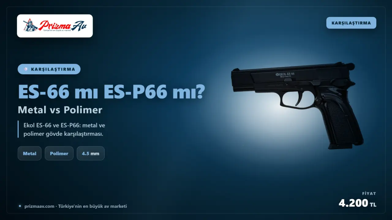 Ekol ES-66 mı ES-P66 mı? Metal mi Polimer mi Karşılaştırması