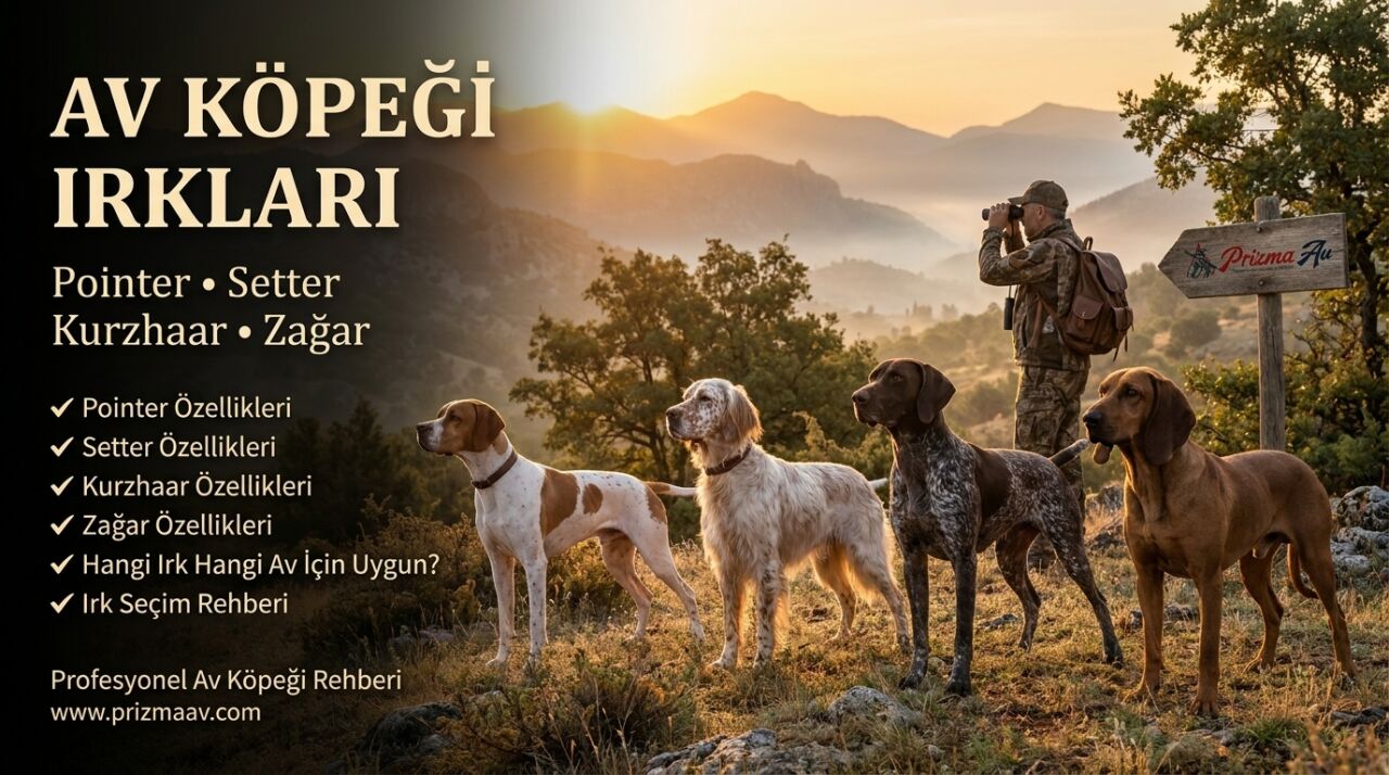 Av Köpeği Irkları: Pointer, Setter, Kurzhaar, Zağar