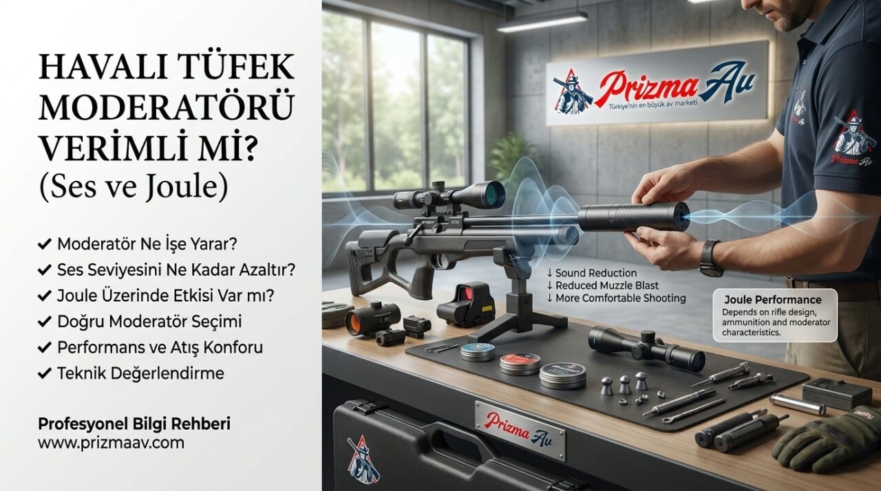 Havalı Tüfek Moderatörü Verimli mi? (Ses ve Joule)
