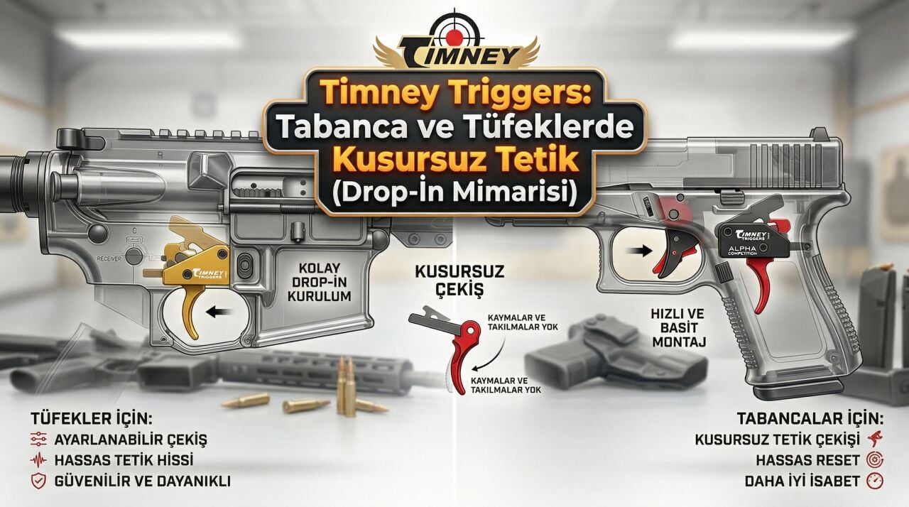 Timney Triggers: Tabanca ve Tüfeklerde Kusursuz Tetik (Drop-İn Mimarisi)