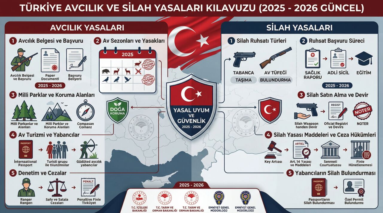 Türkiye Avcılık ve Silah Yasaları Kılavuzu (2026 Güncel)