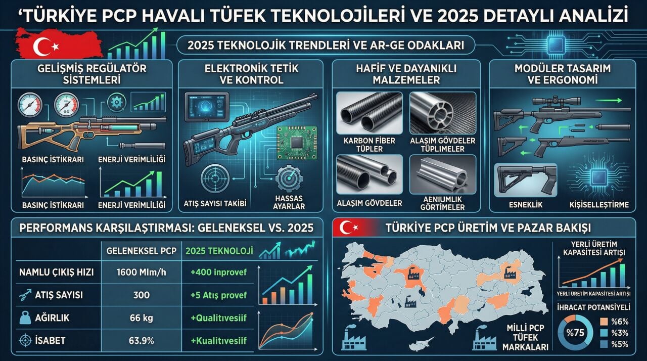 Türkiye PCP Havalı Tüfek Teknolojileri ve 2026 Detaylı Analizi