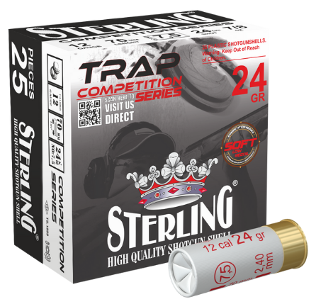 STERLING 24 GR. NO:7,5 SOFT TRAP FİŞEĞİ  12 CAL.