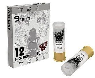 YAF BUCKSHOT 11/0 9 PELLETS  12 CAL.
