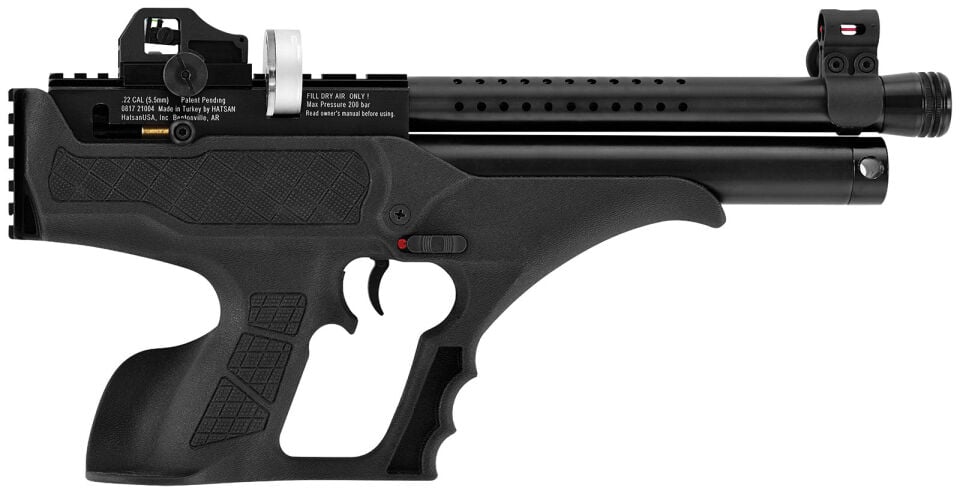 Hatsan Sortie Tactical Yarı Otomatik PCP Havalı Tabanca 6.35mm