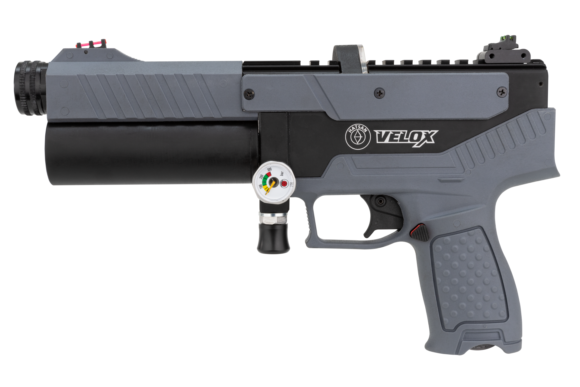 Hatsan Velox Grey PCP Havalı Tabanca 5.5mm - Yarı Otomatik